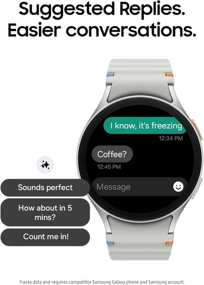 Smart Watch7 : AI-Powered (44mm, Green, BT+LTE) with 3nm Processor | Dual GPS | Sapphire Glass & Armour Aluminum | 5ATM & IP68 | HR, SpO2, BP & ECG Monitor | 1-Year Warranty | 14-Day Hassle-Free Returns + Free Earbuds Pro2 [Imported Quality]