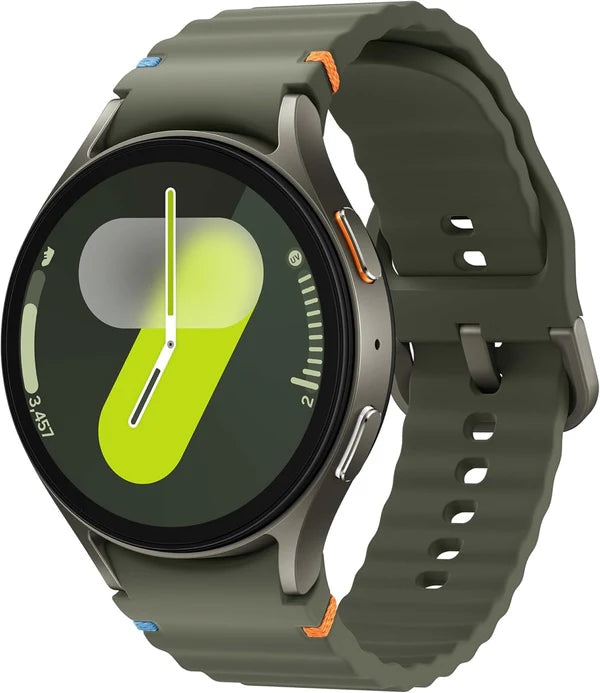 Smart Watch7 : AI-Powered (44mm, Green, BT+LTE) with 3nm Processor | Dual GPS | Sapphire Glass & Armour Aluminum | 5ATM & IP68 | HR, SpO2, BP & ECG Monitor | 1-Year Warranty | 14-Day Hassle-Free Returns + Free Earbuds Pro2 [Imported Quality]