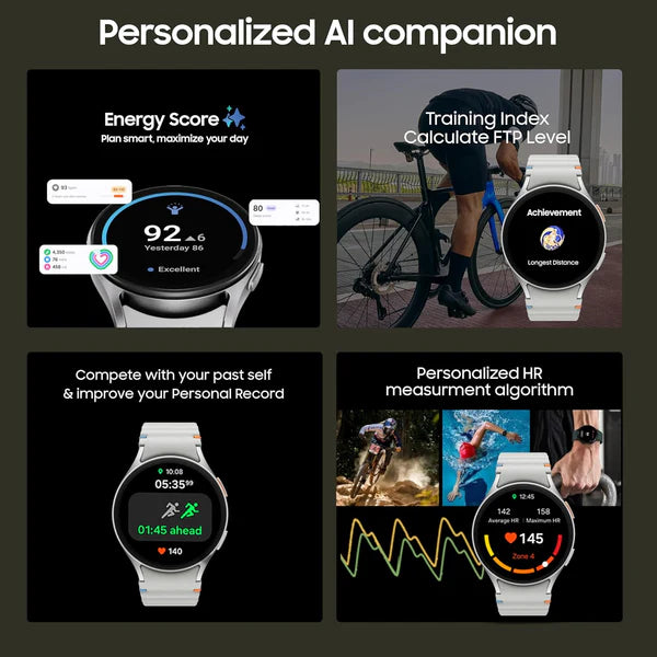 Smart Watch7 : AI-Powered (44mm, Green, BT+LTE) with 3nm Processor | Dual GPS | Sapphire Glass & Armour Aluminum | 5ATM & IP68 | HR, SpO2, BP & ECG Monitor | 1-Year Warranty | 14-Day Hassle-Free Returns + Free Earbuds Pro2 [Imported Quality]