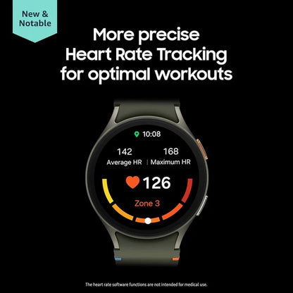 Smart Watch7 : AI-Powered (44mm, Green, BT+LTE) with 3nm Processor | Dual GPS | Sapphire Glass & Armour Aluminum | 5ATM & IP68 | HR, SpO2, BP & ECG Monitor | 1-Year Warranty | 14-Day Hassle-Free Returns + Free Earbuds Pro2 [Imported Quality]
