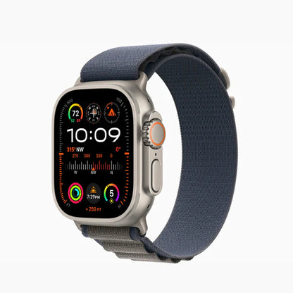 Watch Ultra 2nd Gen. Premium Quality [49mm- GPS + Cellular] Fitness Tracker, Action Button, Extra-Long Battery Life, Bright Retina Display - 1 Year Warranty | 15-Days return | Earbuds -Free Gift